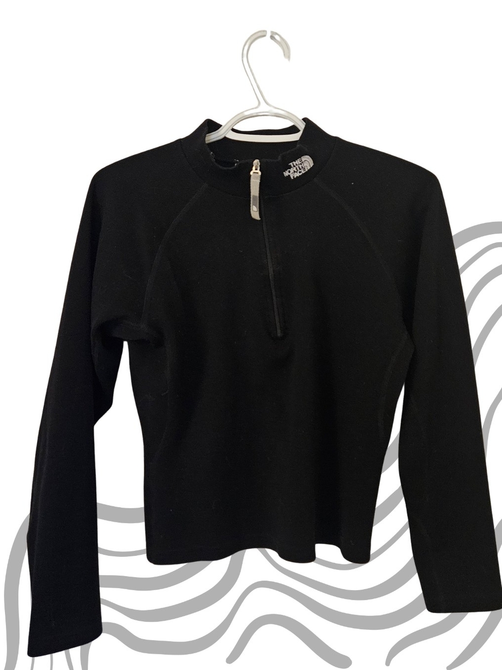 The North Face Women's Black Half-Zip Cowl Pullover